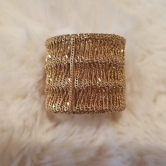 Diane von Furstenberg DVF Mesh Ring size 6 - Picture 3 of 6
